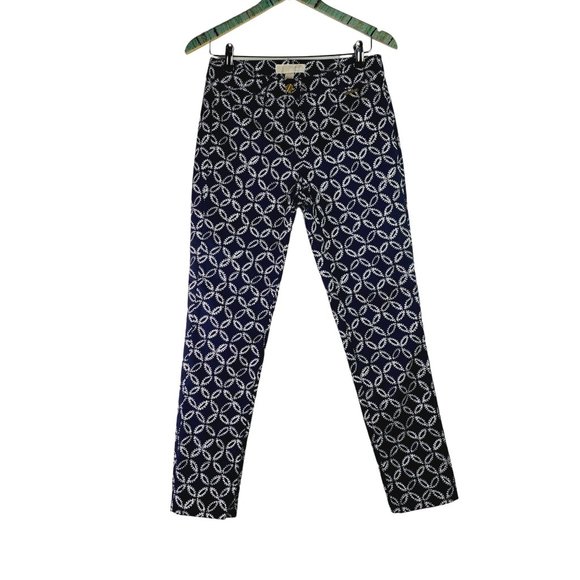 MICHAEL Michael Kors Pants - MICHAEL MICHAEL KORS Geometric Print Basics Ankle Pant Sz 2